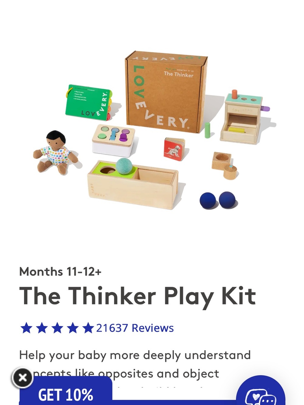 Lovevery opposite balls from the thinker play kit - Picture 5 of 5
